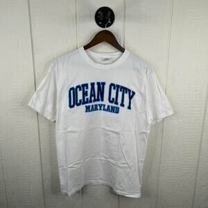 Y2K Ocean City Maryland Beach Graphic Tee Size Large